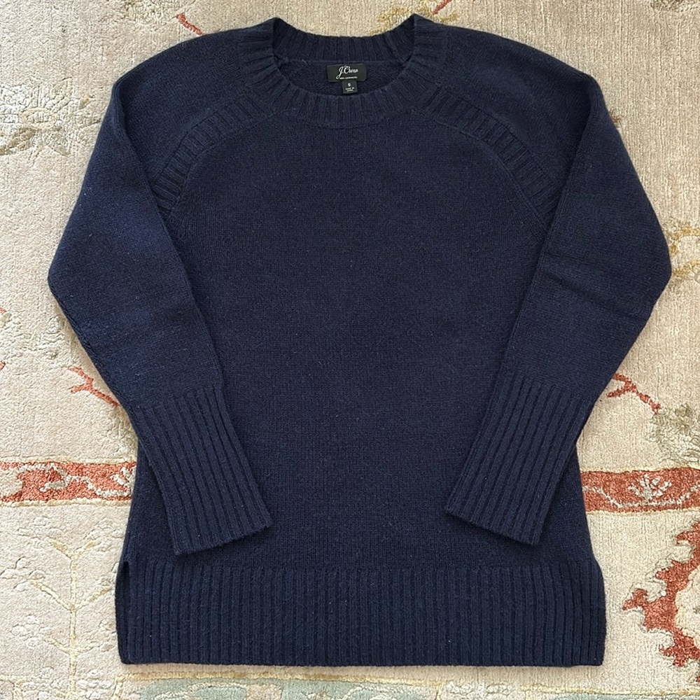 J Crew chunky cashmere winter sweater
